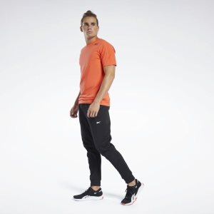 Spodnie Męskie Reebok Training Supply Joggers Czarne PL 87SJVZT